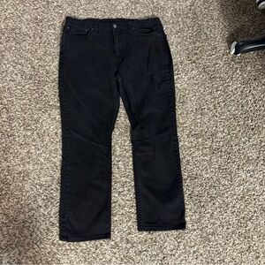 Levi's 514 Regular Fit Black Wash Denim Straight Leg Jeans Men's Size 38X30